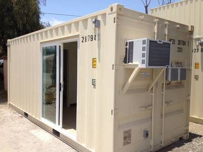 shipping container for construction